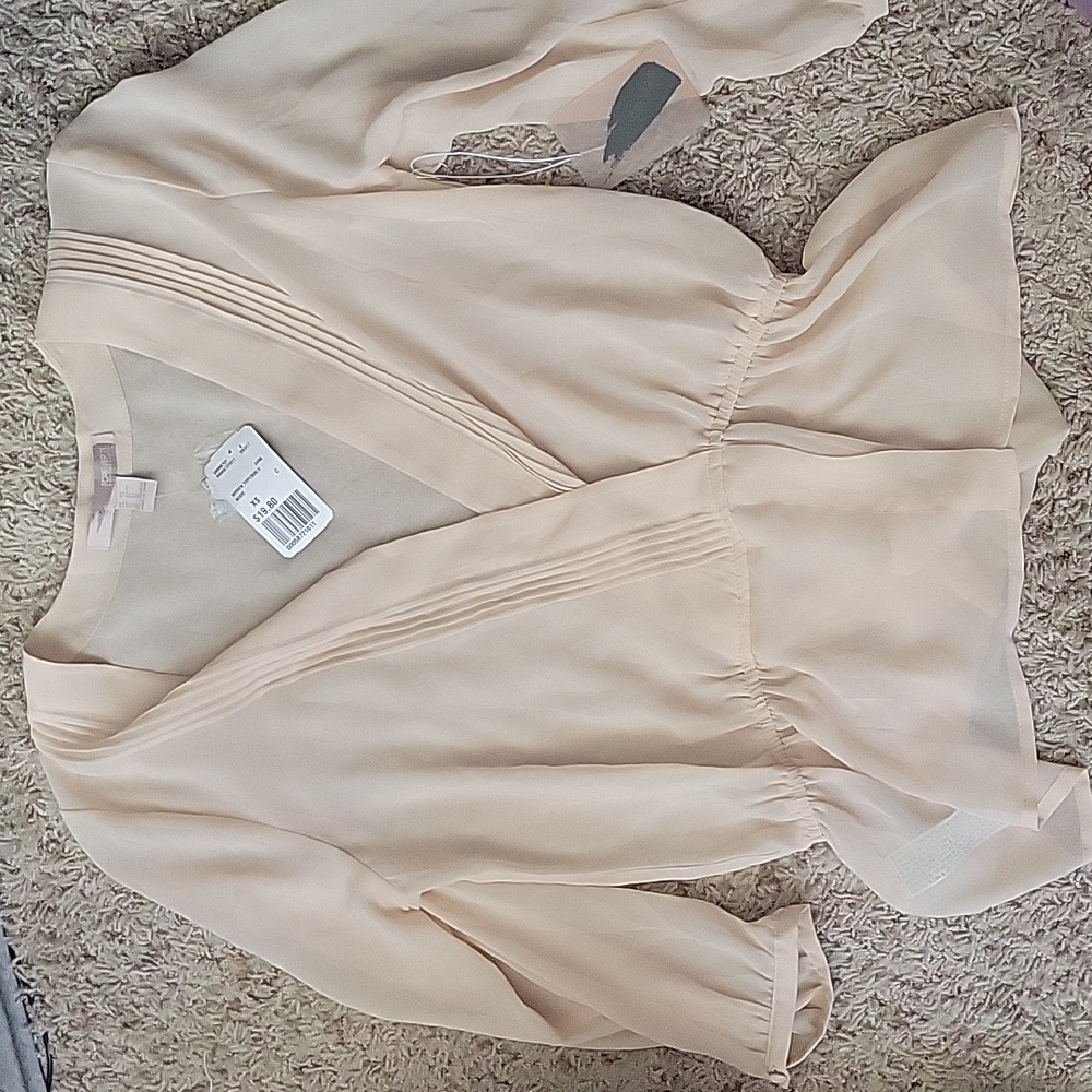 Forever 21 sheer blouse xs